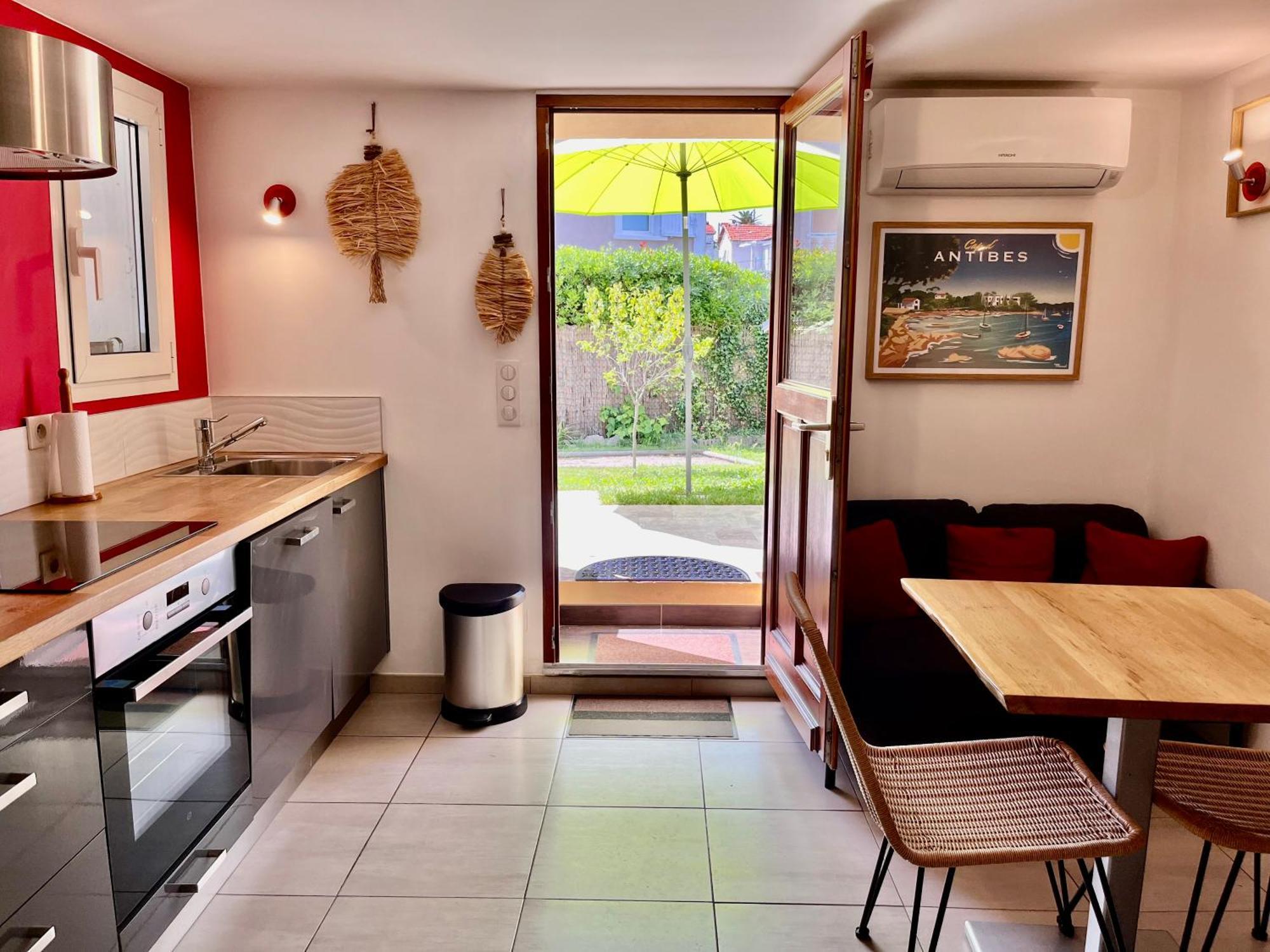 Appartement Deux Pieces Donnant Sur Un Jardin Antibes Kültér fotó